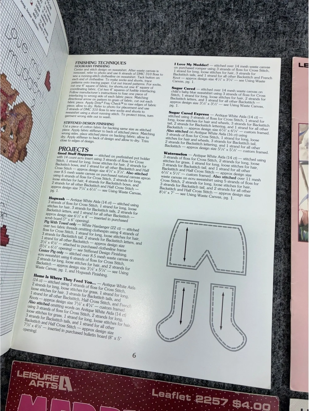 4 Leisure Arts Cross Stitch Pattern Booklets Set of 4 Thin Catalog